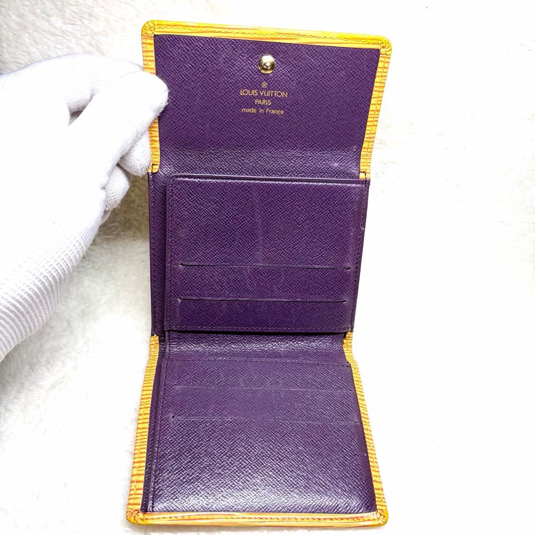 LOUIS VUITTON ルイヴィトン M63489 エピ 財布　イエロー