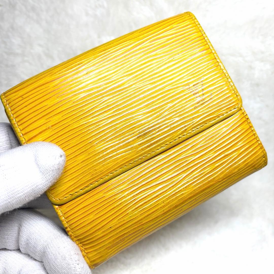 LOUIS VUITTON ルイヴィトン M63489 エピ 財布　イエロー