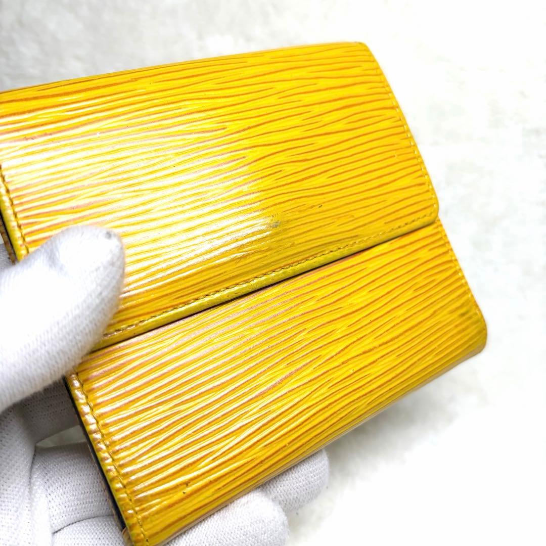 LOUIS VUITTON ルイヴィトン M63489 エピ 財布　イエロー
