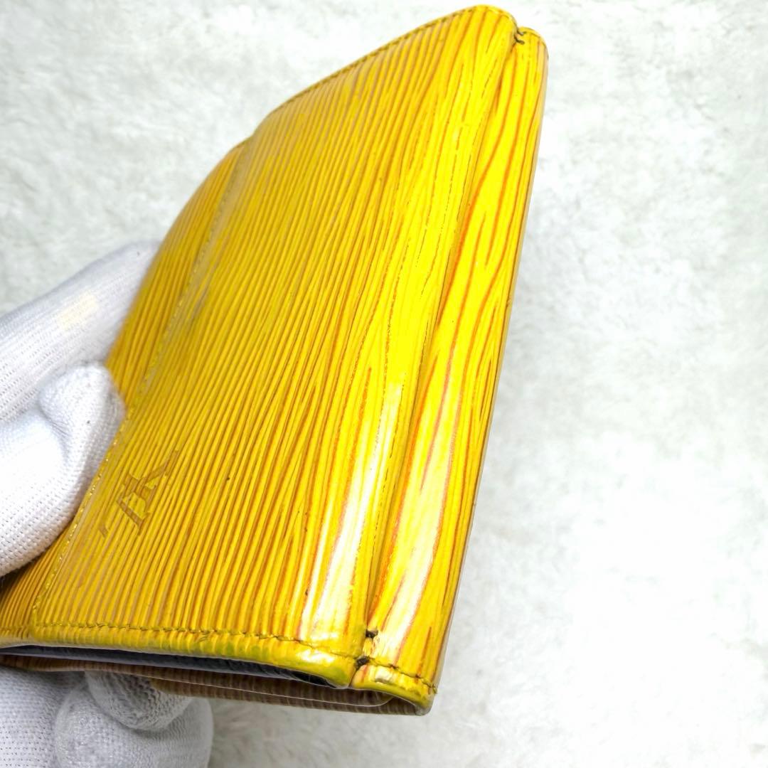 LOUIS VUITTON ルイヴィトン M63489 エピ 財布　イエロー