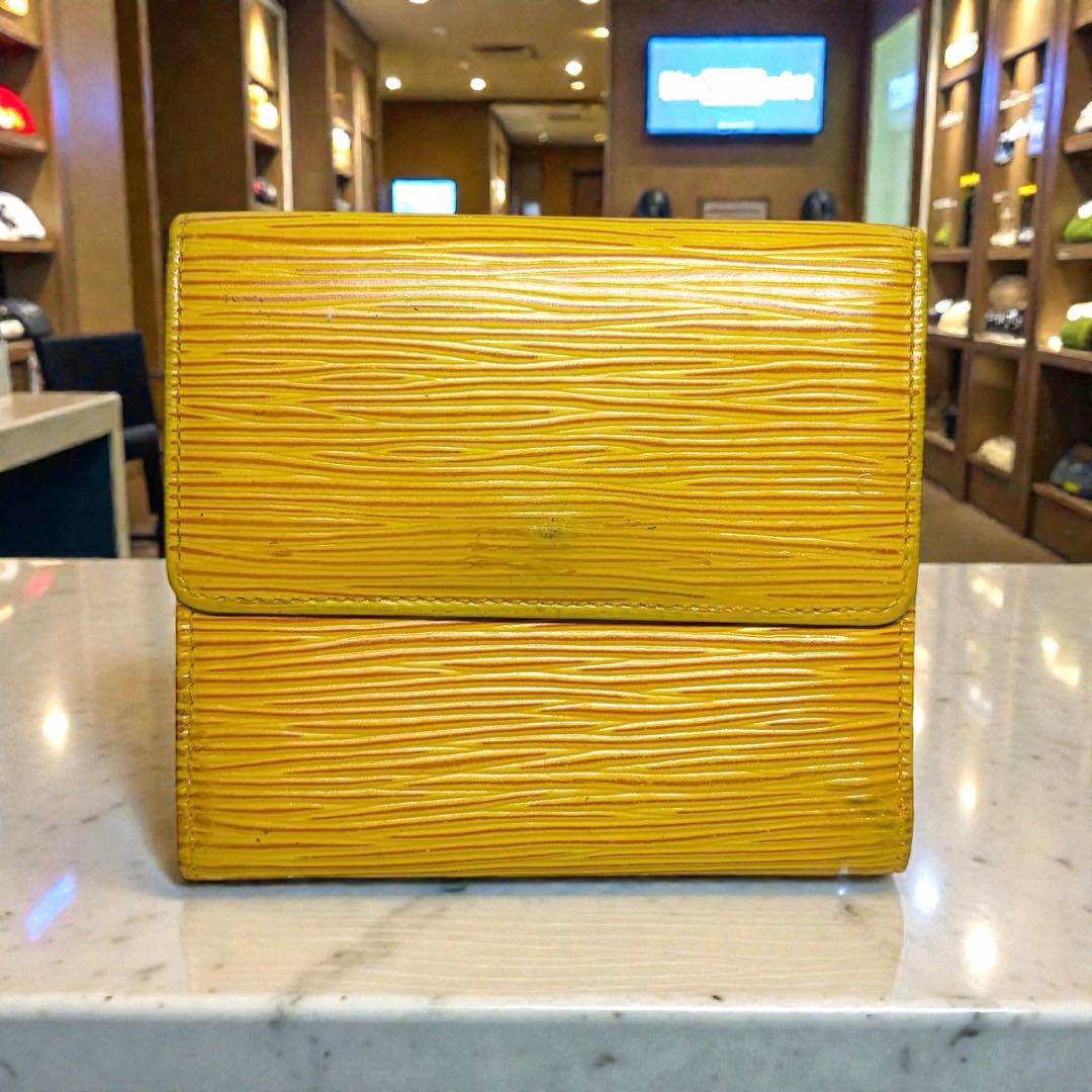 LOUIS VUITTON ルイヴィトン M63489 エピ 財布　イエロー
