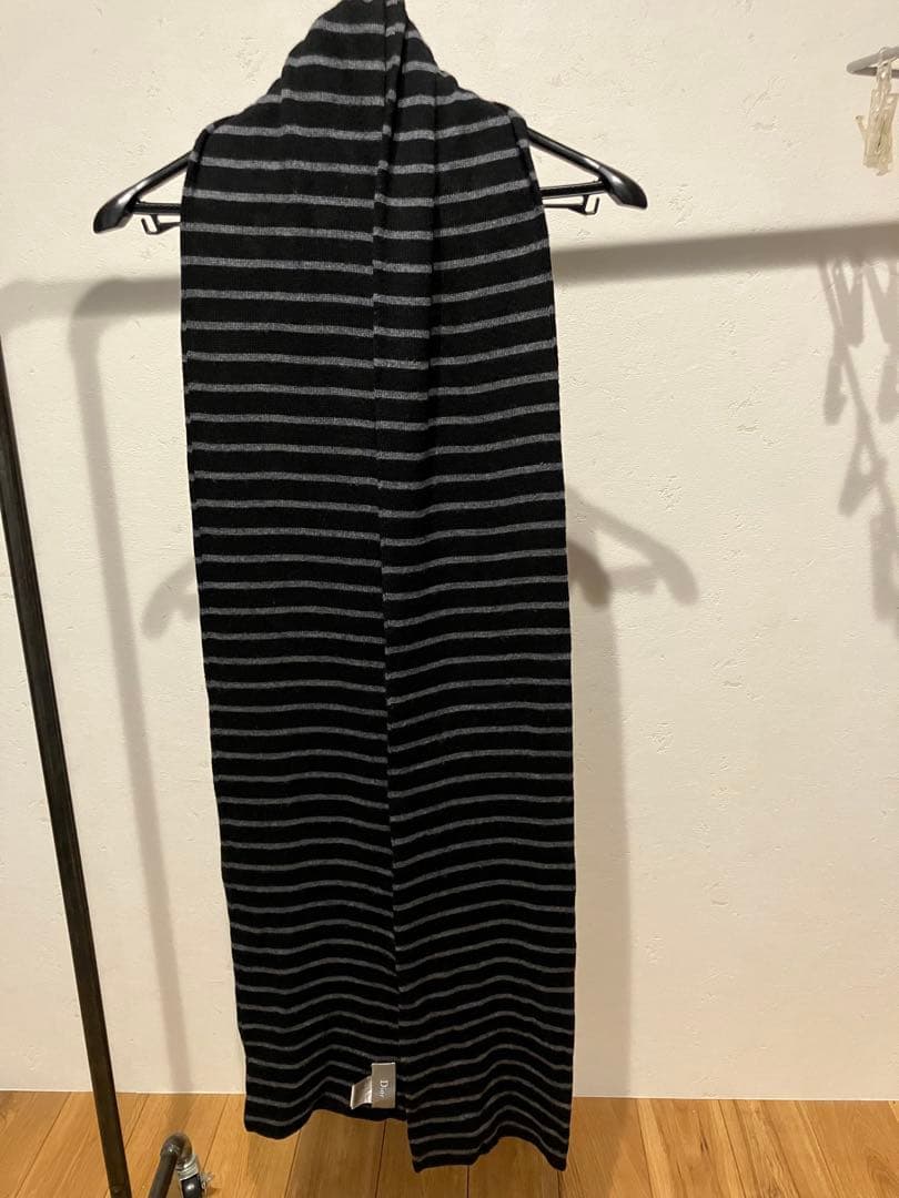 Dior ウールストライプマフラー