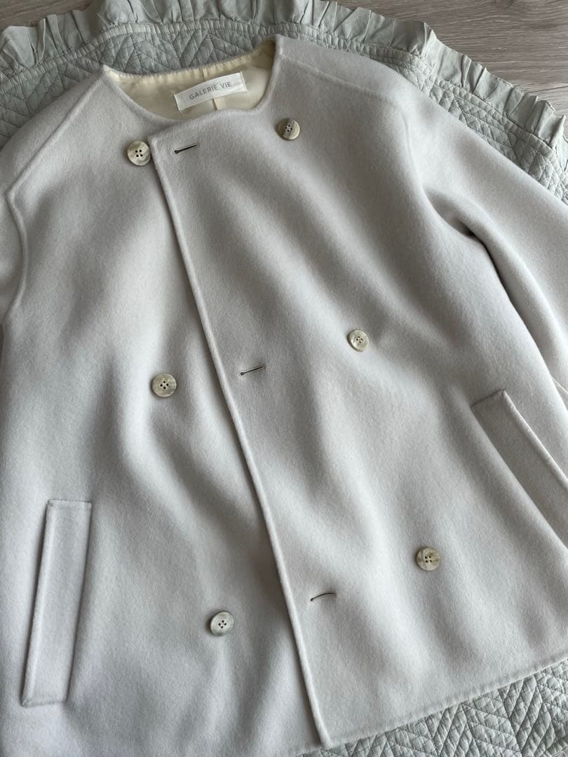 ミー♡美品♡ギャルリーヴィー　ウールダブルフェイス ショートコート
