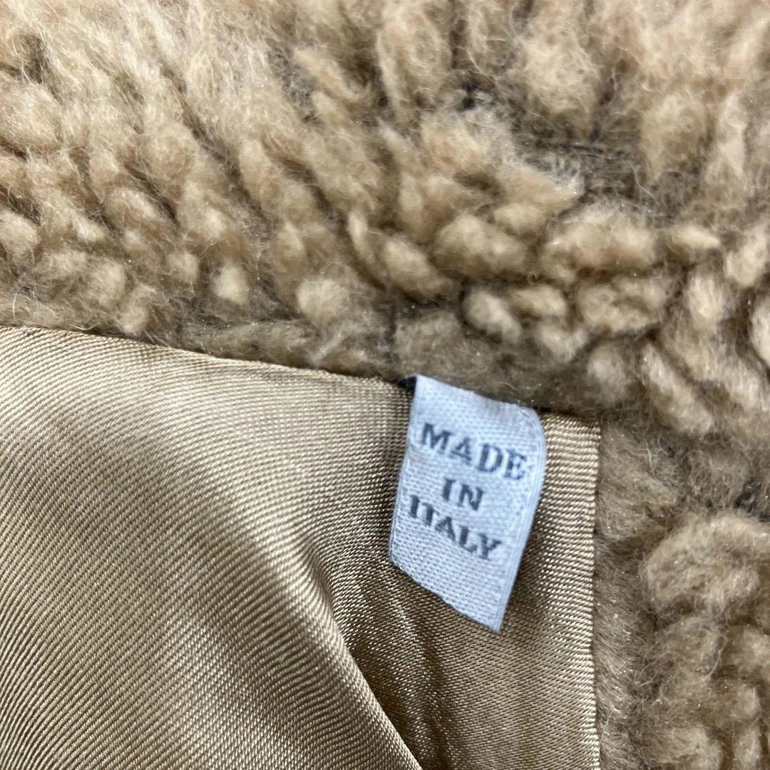 MARELLA ベージュ ボア ダブルブレスト ベスト コート MAX MARA