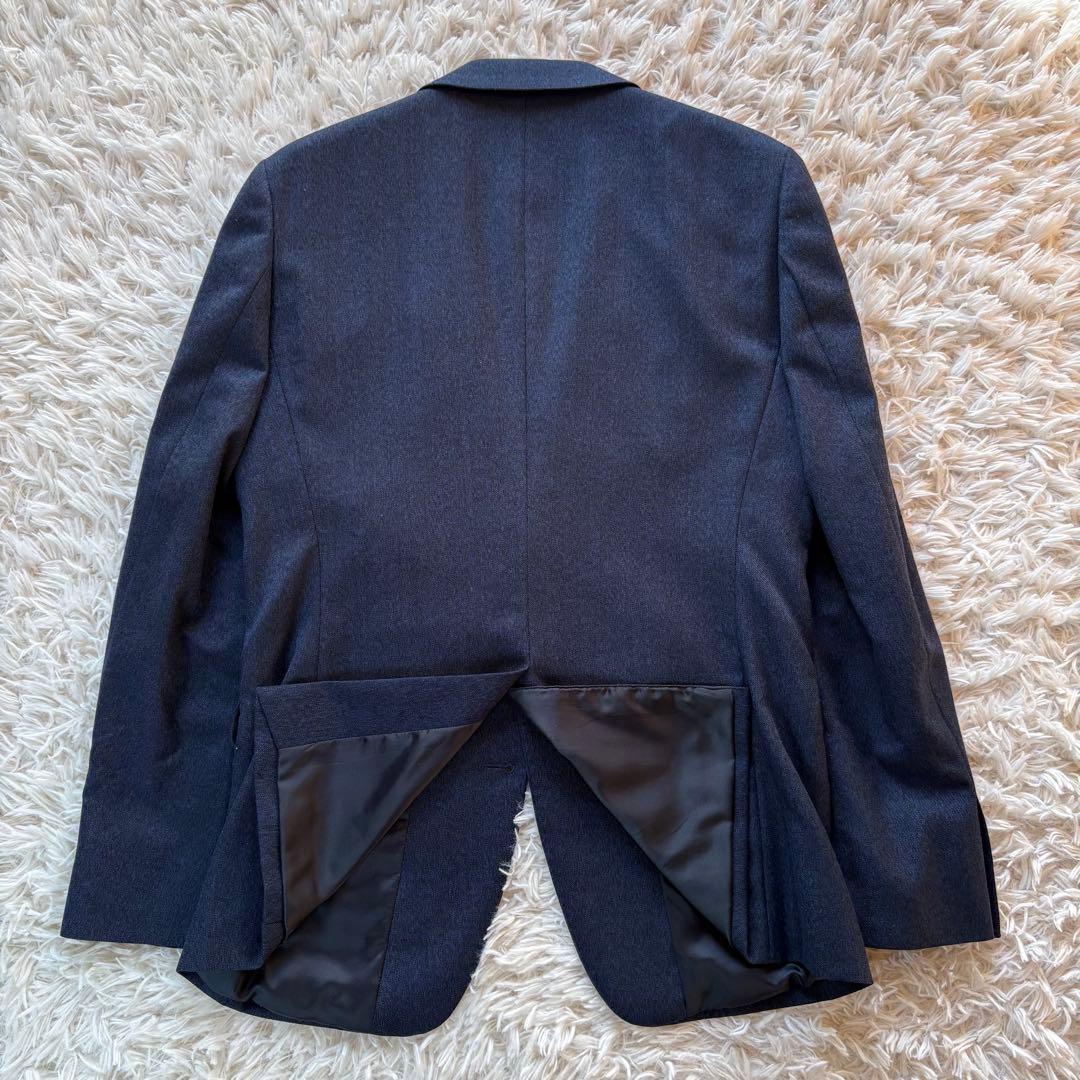 美品 SUIT SELLECT スリーピース ビジネススーツ ネイビー A6