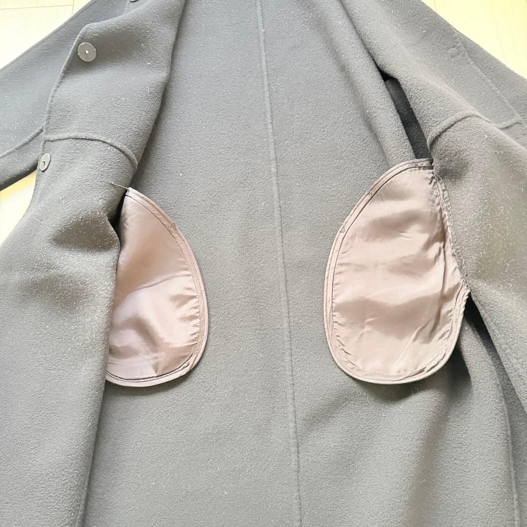 美品✨ドゥーズィエムクラス　victorian リバーロングノーカラーコート