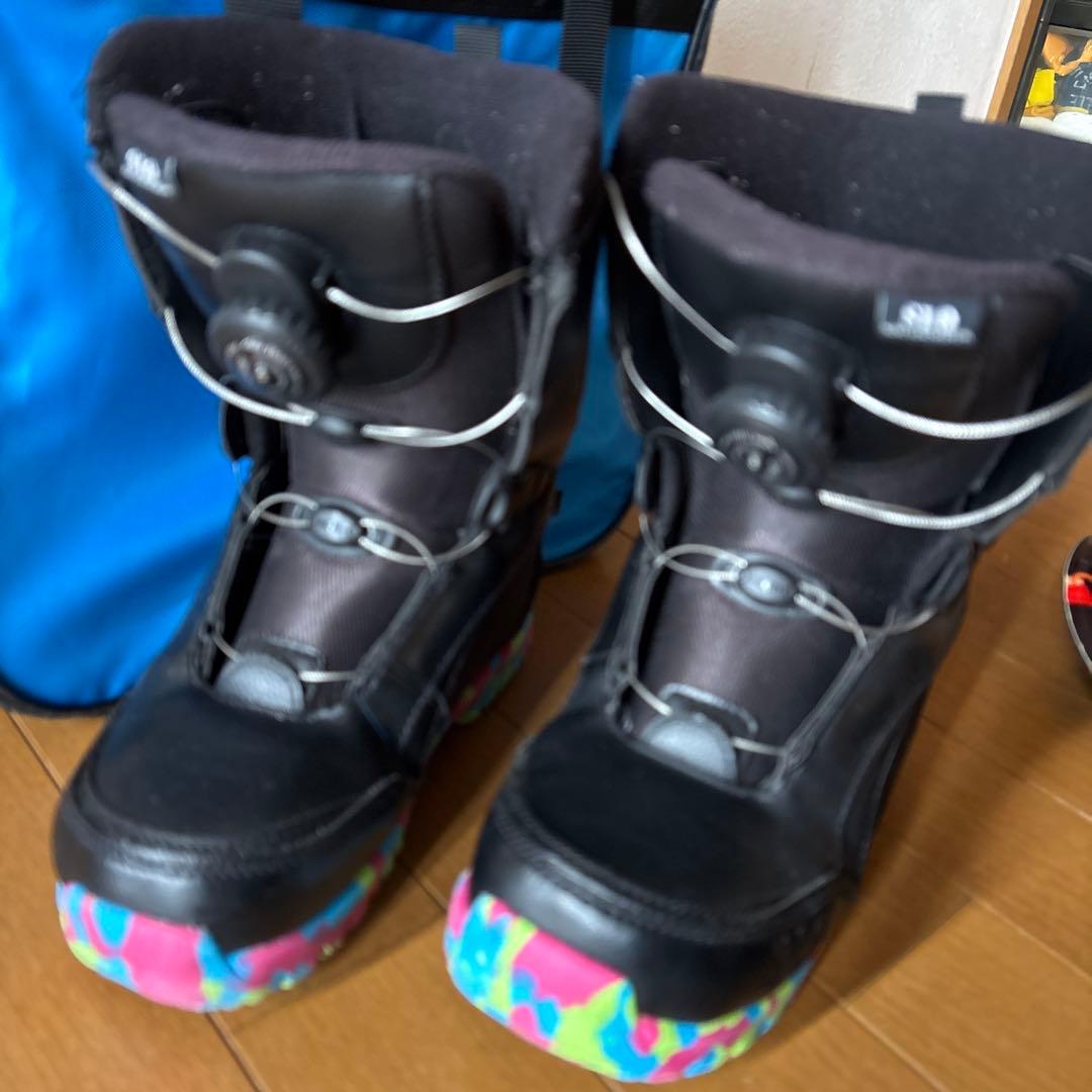 わぅたん　キッズ スノーボードセット IGNIO 100cm ブーツ