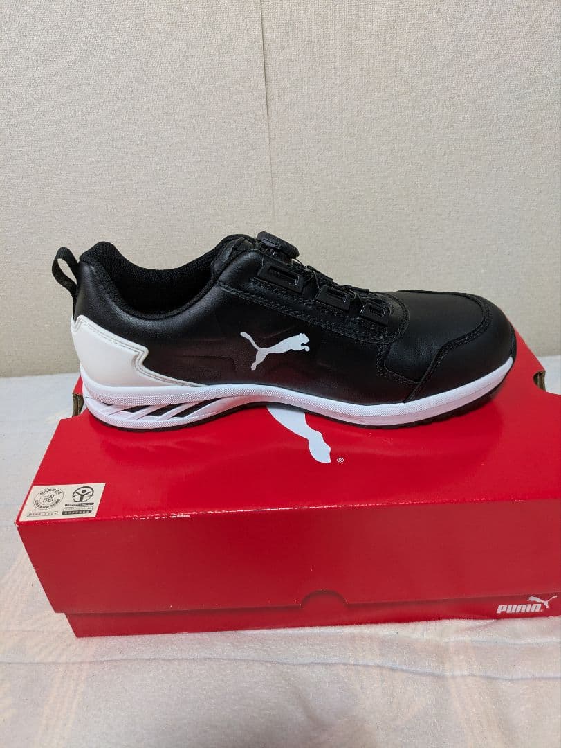 PUMA ライダー2.0ダイヤル式安全靴 ブラック ディスク ロー 28.0㌢