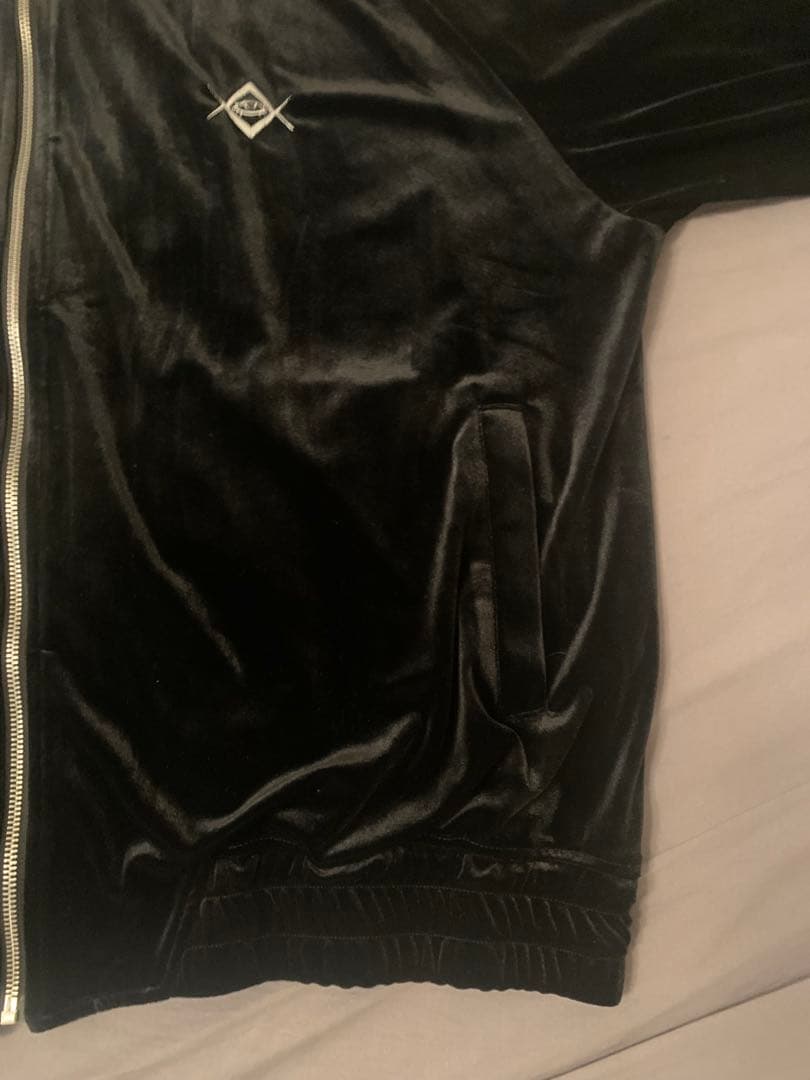 【美品】『REFLEM/レフレム』ロゴテープベロアジャージ