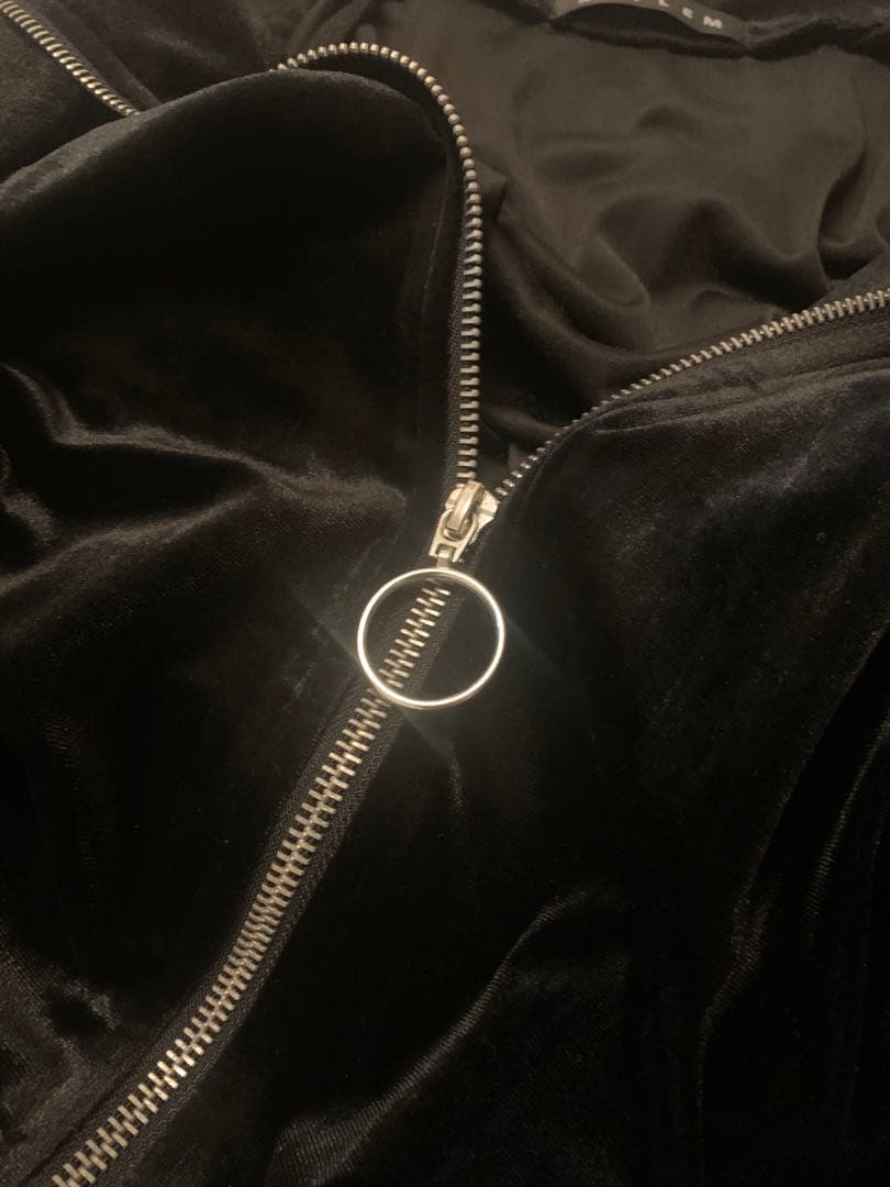 【美品】『REFLEM/レフレム』ロゴテープベロアジャージ