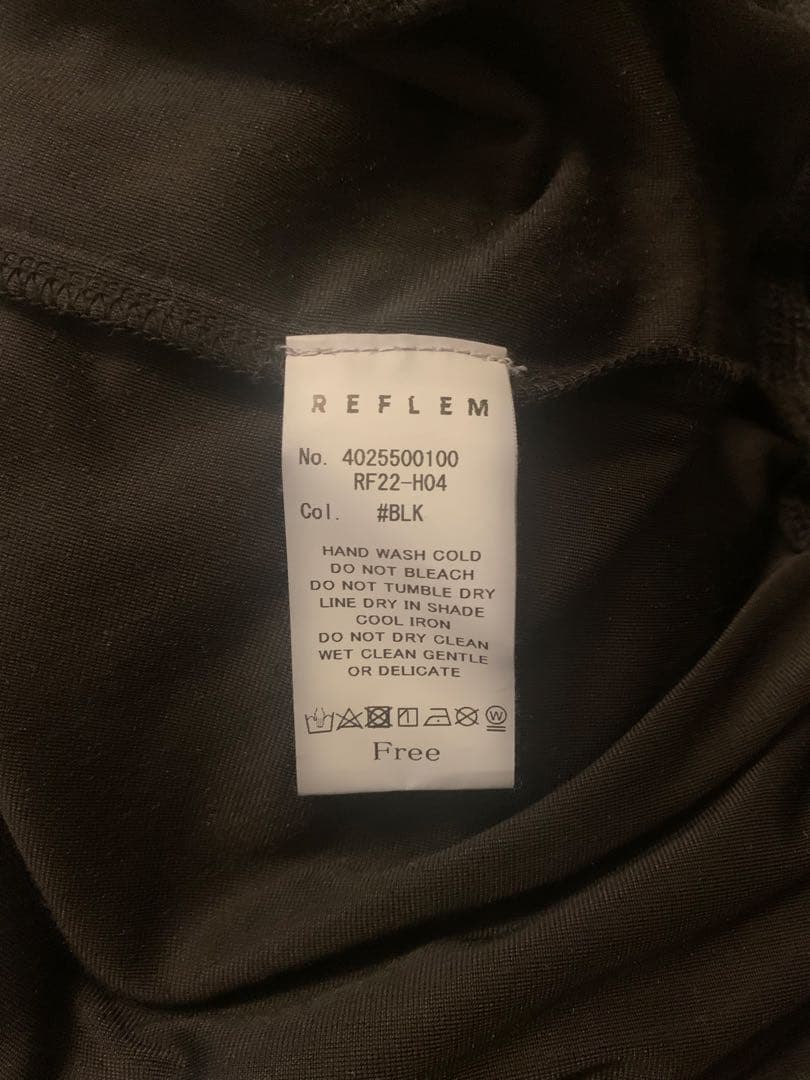 【美品】『REFLEM/レフレム』ロゴテープベロアジャージ