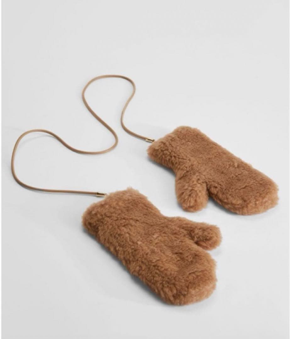 MAX MARA マックスマーラ テディベア　ミトン　手袋　M/L