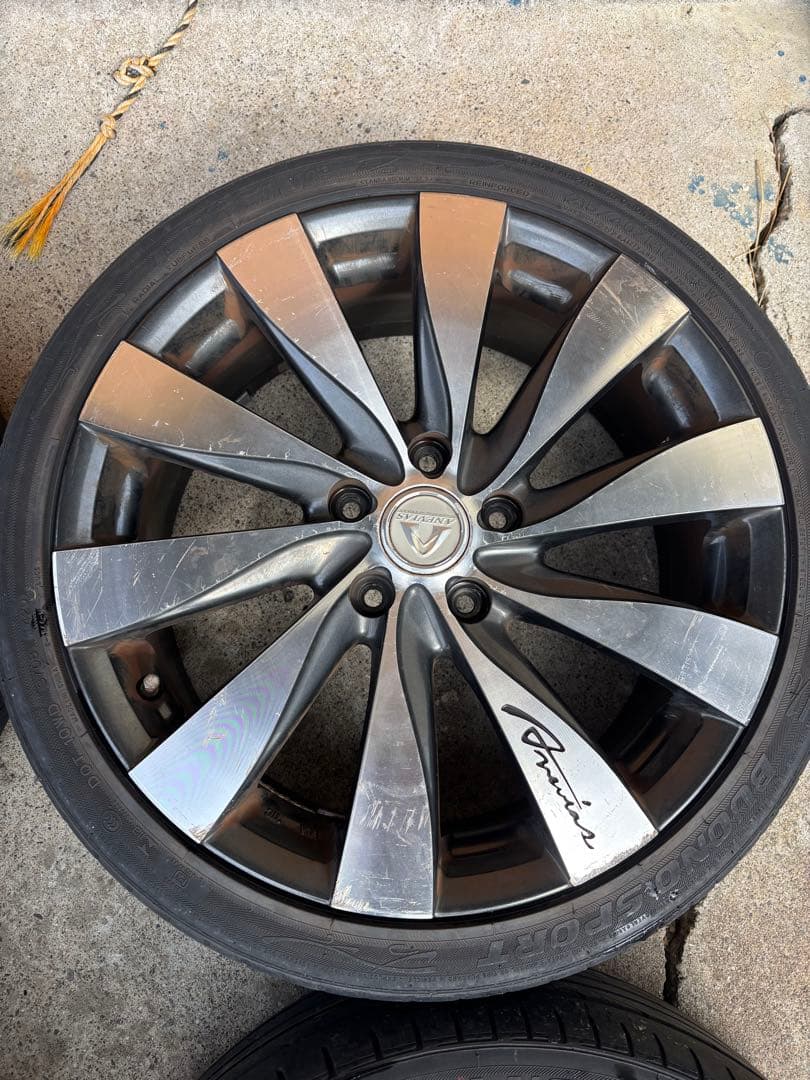 18インチホイールセット　18インチ 7J PCD114.3インセット55