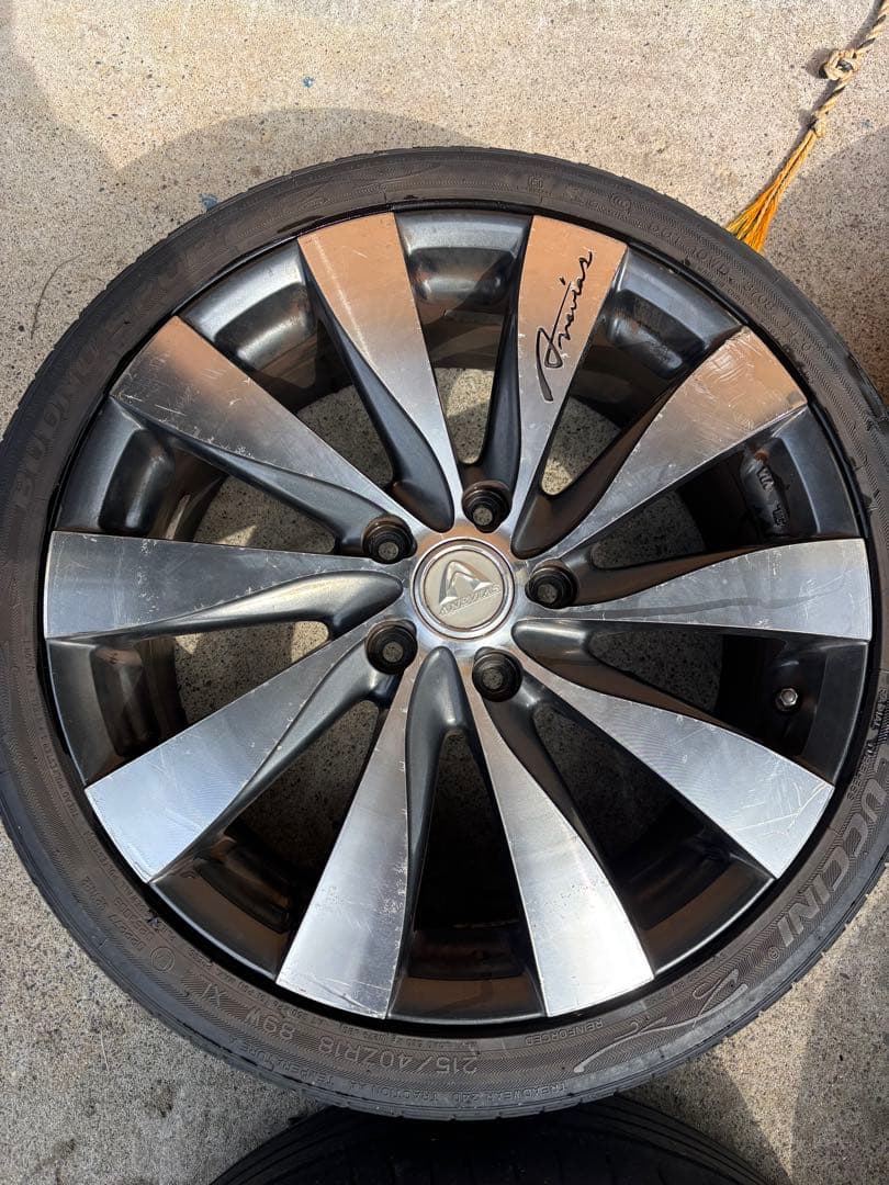 18インチホイールセット　18インチ 7J PCD114.3インセット55