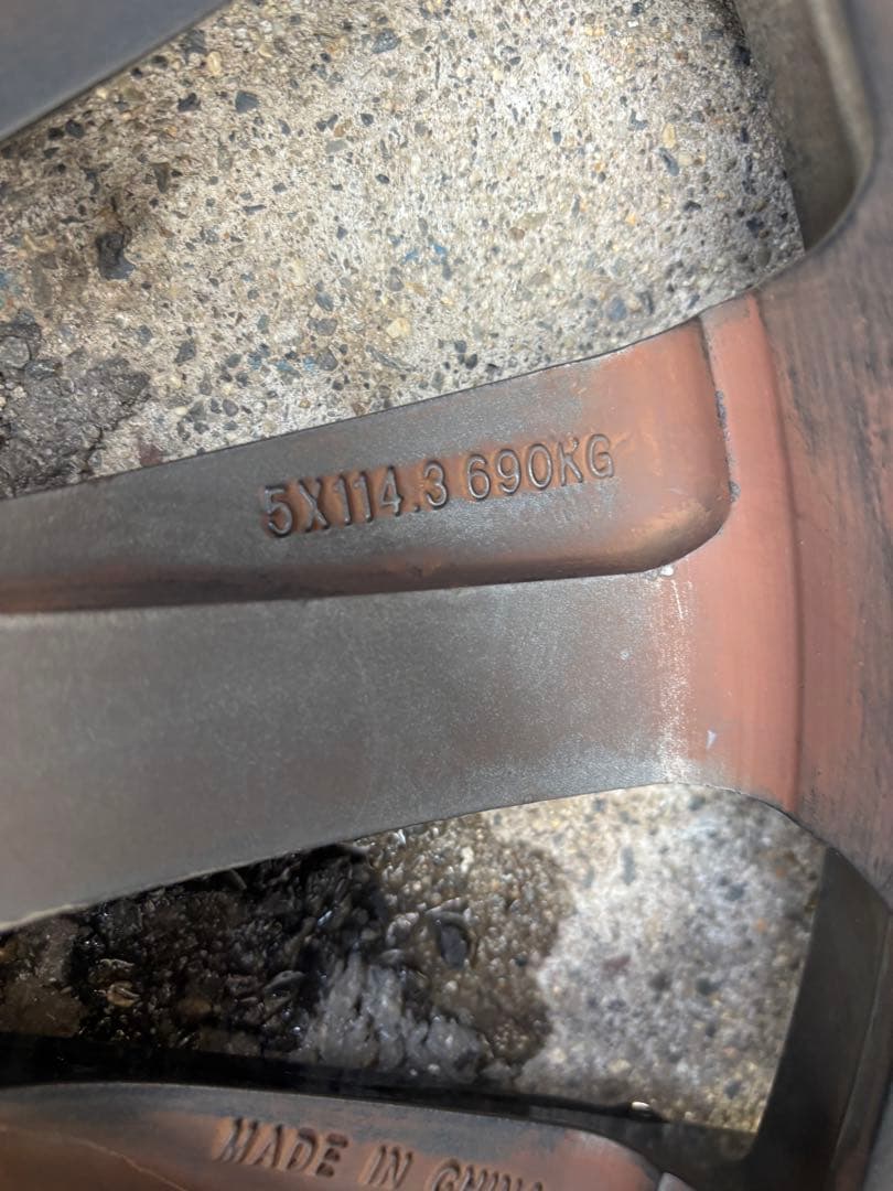 18インチホイールセット　18インチ 7J PCD114.3インセット55