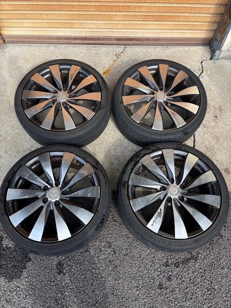 18インチホイールセット　18インチ 7J PCD114.3インセット55