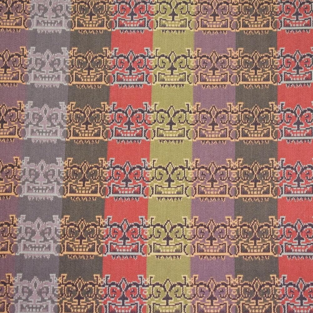 最終値下げ 1/20削除 M1111-17 龍村美術織物 名古屋帯 獅噛文長斑錦