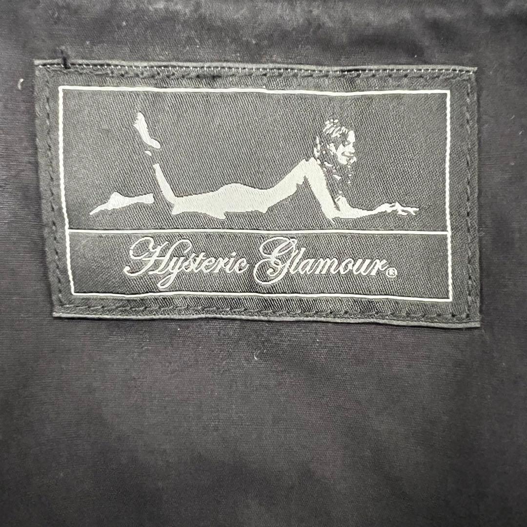 『大人気』　ヒステリックグラマー スタジャン　袖レザー　羊革　ブラック　【F】