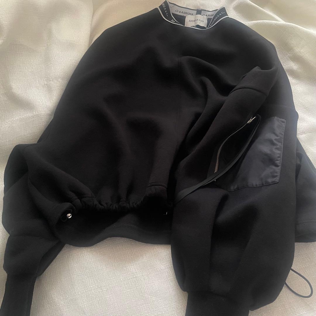 美品✨ANDREA&Co. MA-1 DROST LOGO PULLOVER