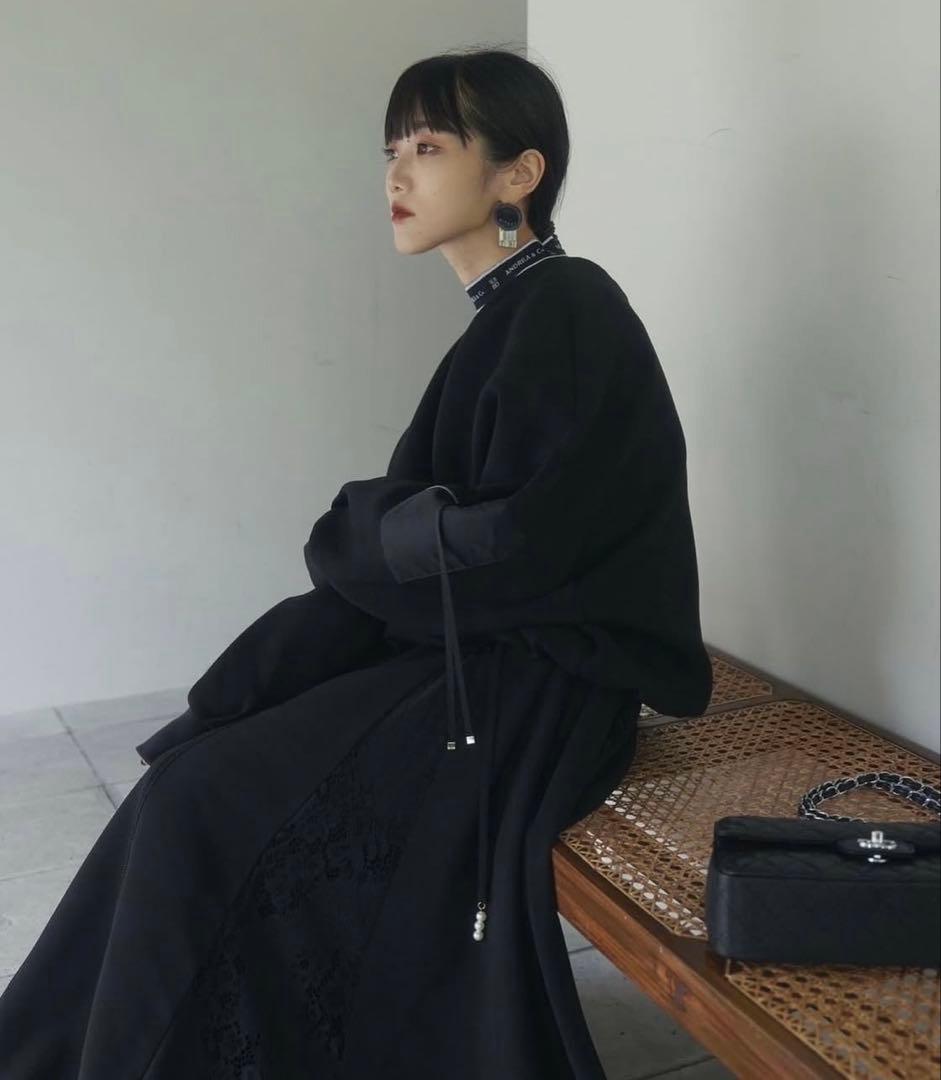 美品✨ANDREA&Co. MA-1 DROST LOGO PULLOVER