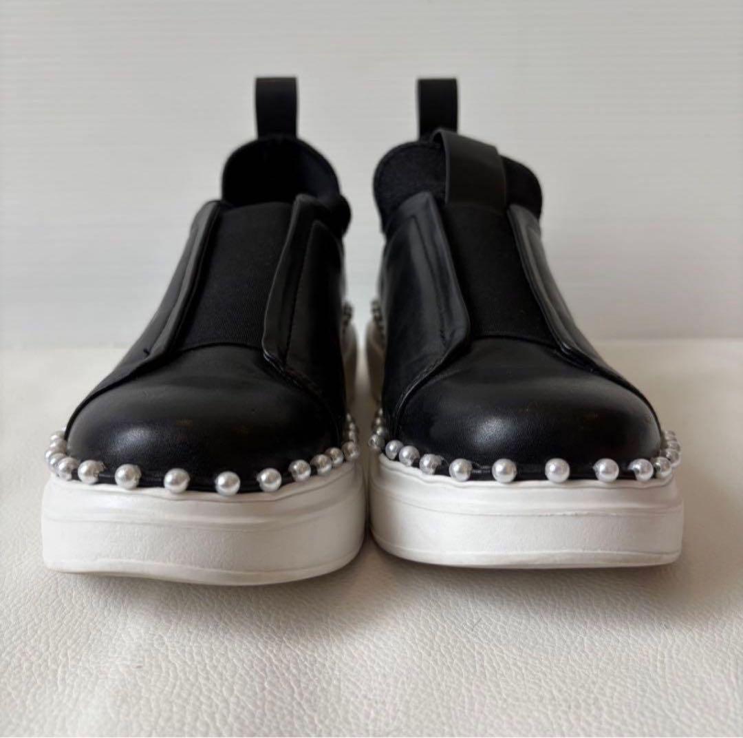 【最終値下げ完売】セルフォード パールトリミングスニーカー 定価2万23.5cm