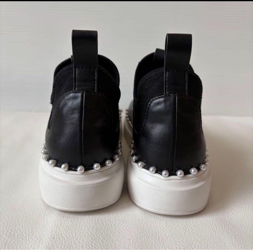 【最終値下げ完売】セルフォード パールトリミングスニーカー 定価2万23.5cm