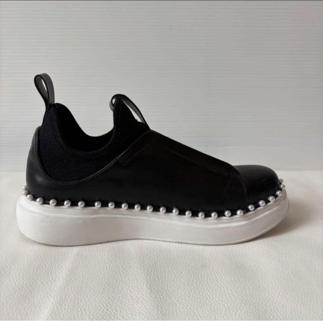 【最終値下げ完売】セルフォード パールトリミングスニーカー 定価2万23.5cm