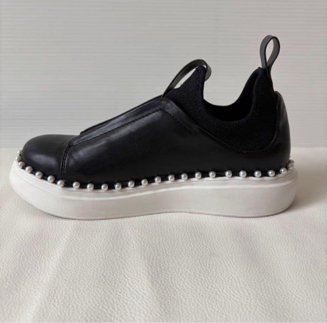 【最終値下げ完売】セルフォード パールトリミングスニーカー 定価2万23.5cm