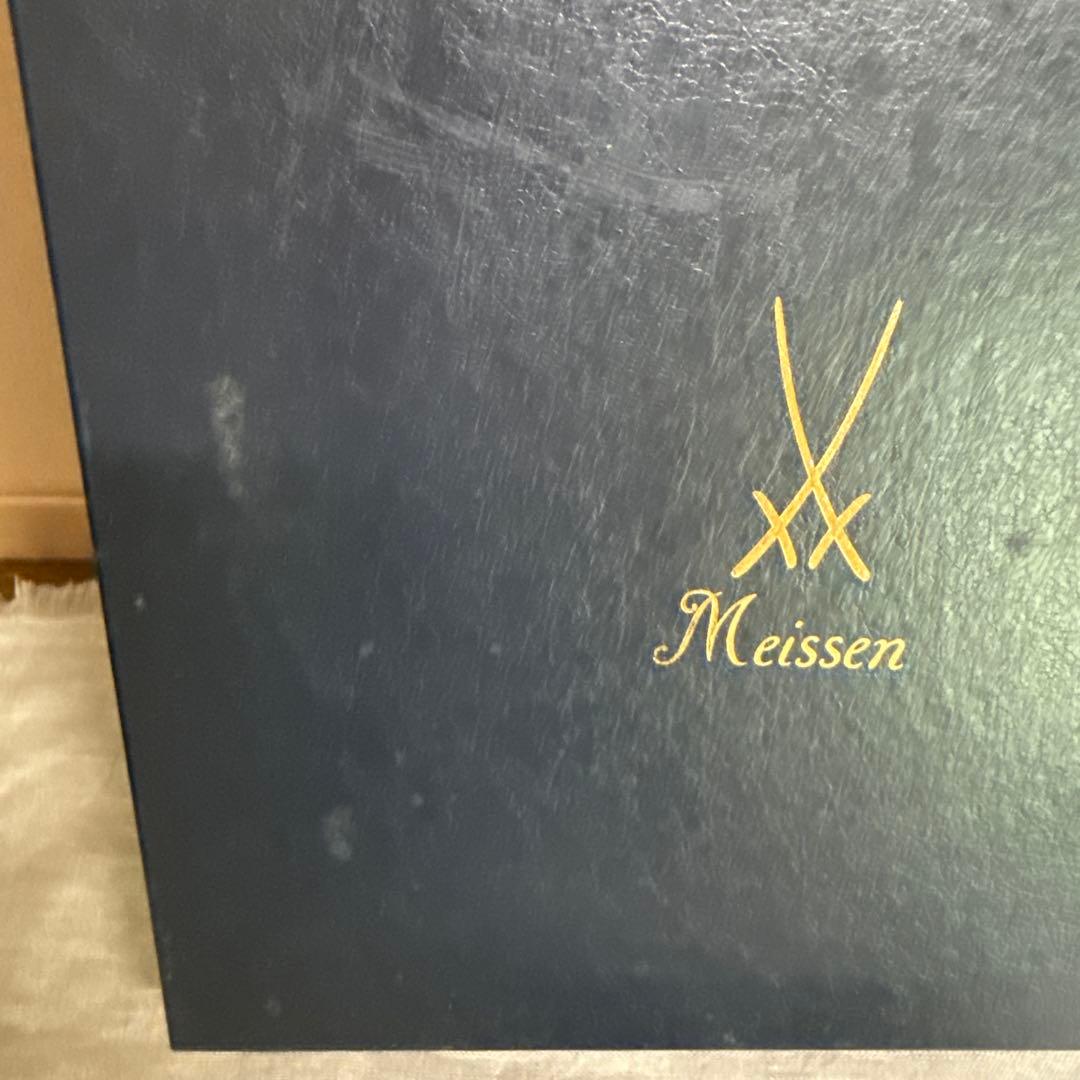 未使用　マイセン　ピンクローズ　皿