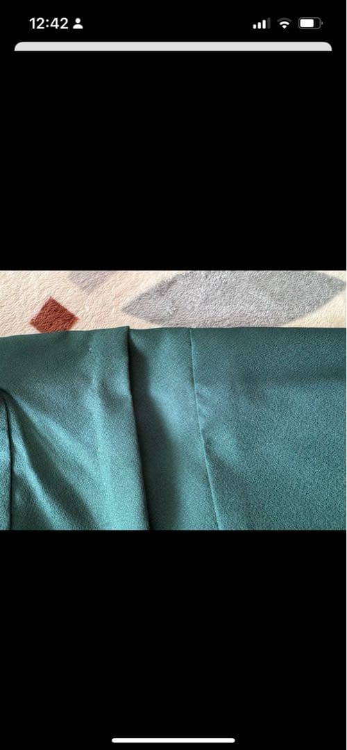 美品　七五三 袴セット　刺繍　緑色　5歳