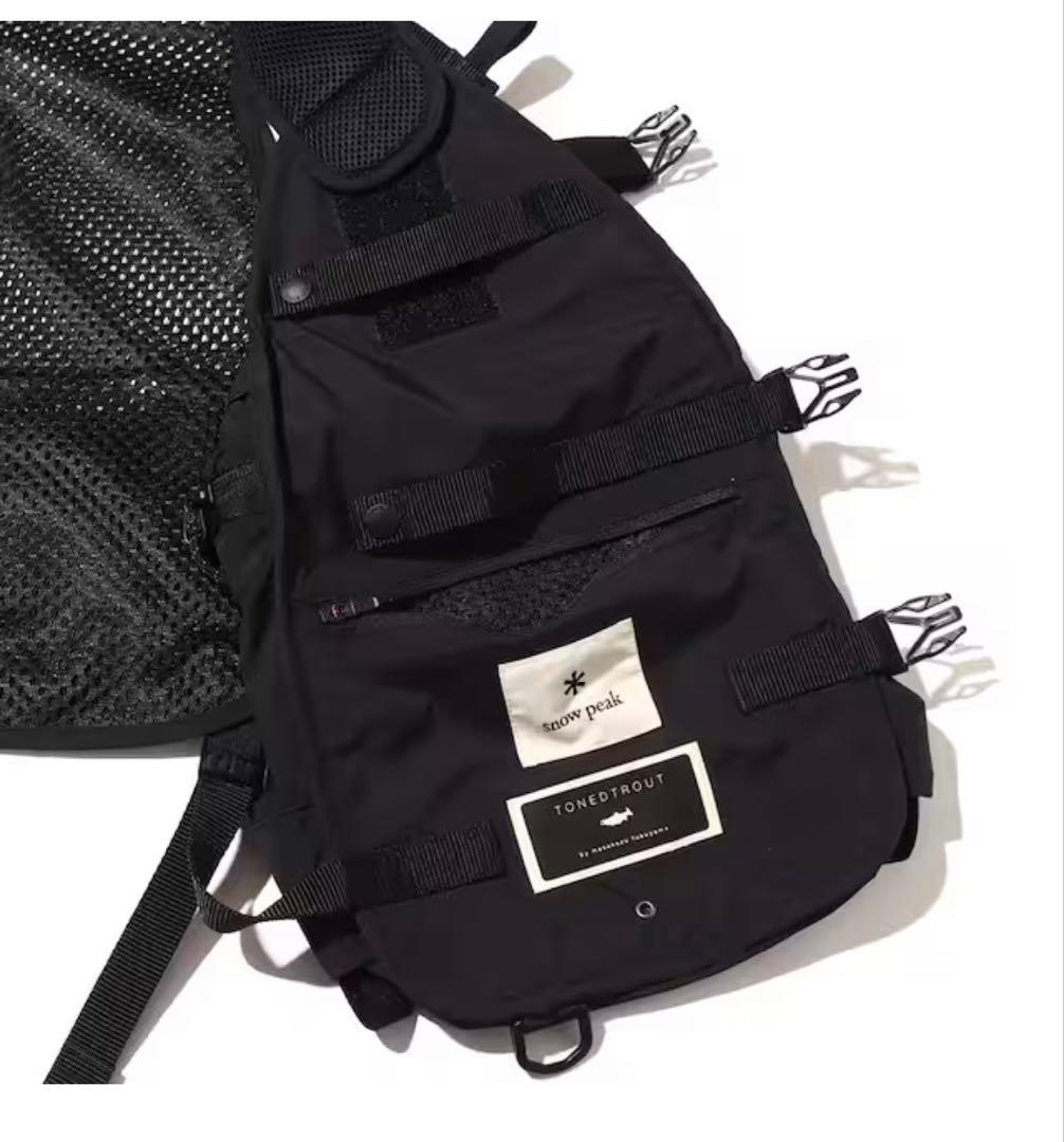 フィッシングベスト　【新品未使用】 peak スノーピーク　黒