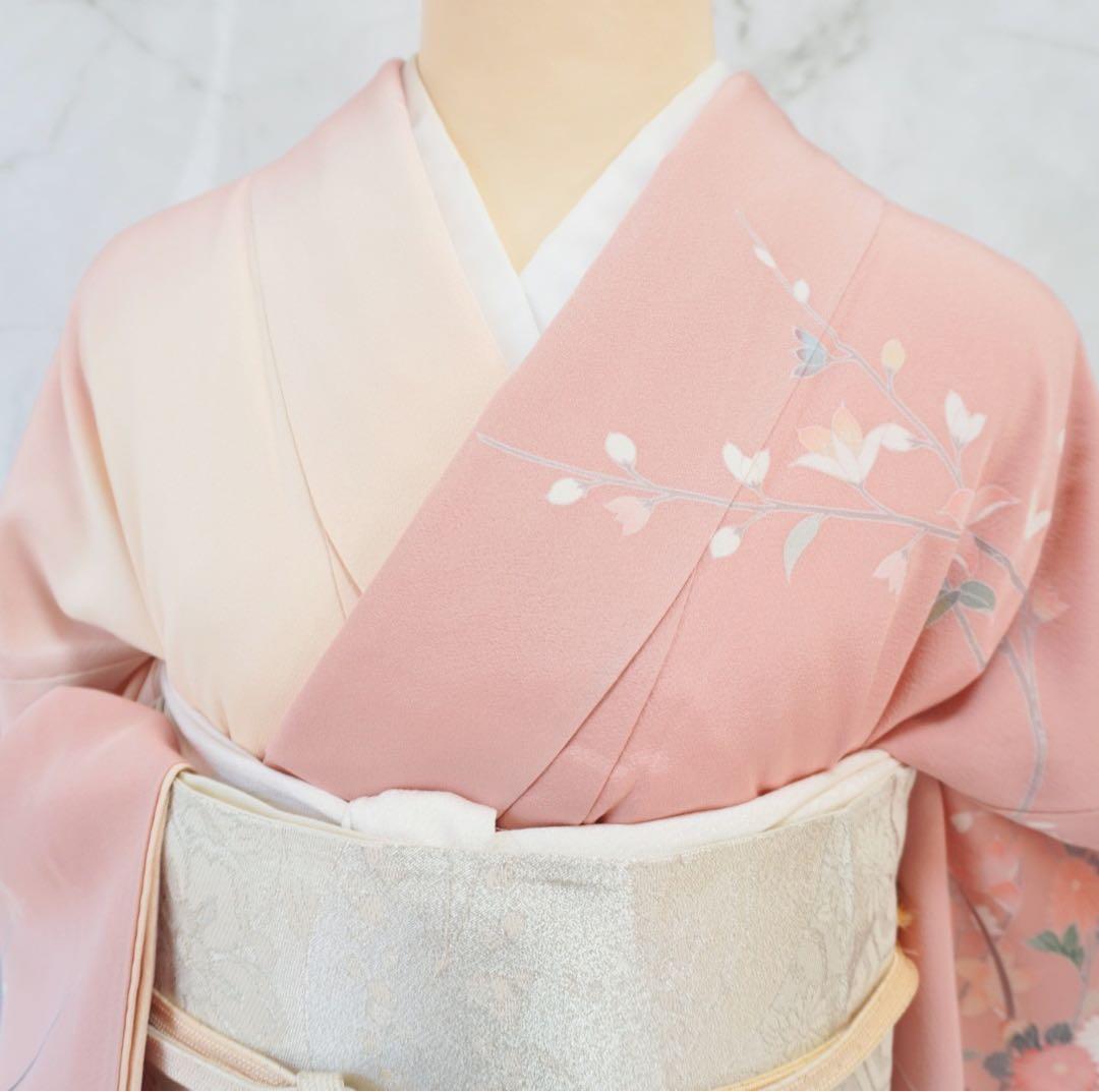 訪問着 単品　a515C 卒業式　入学式　お宮参り　七五三　やまと誂製