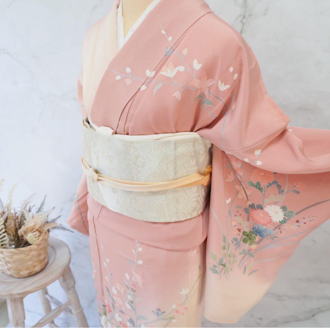 訪問着 単品　a515C 卒業式　入学式　お宮参り　七五三　やまと誂製