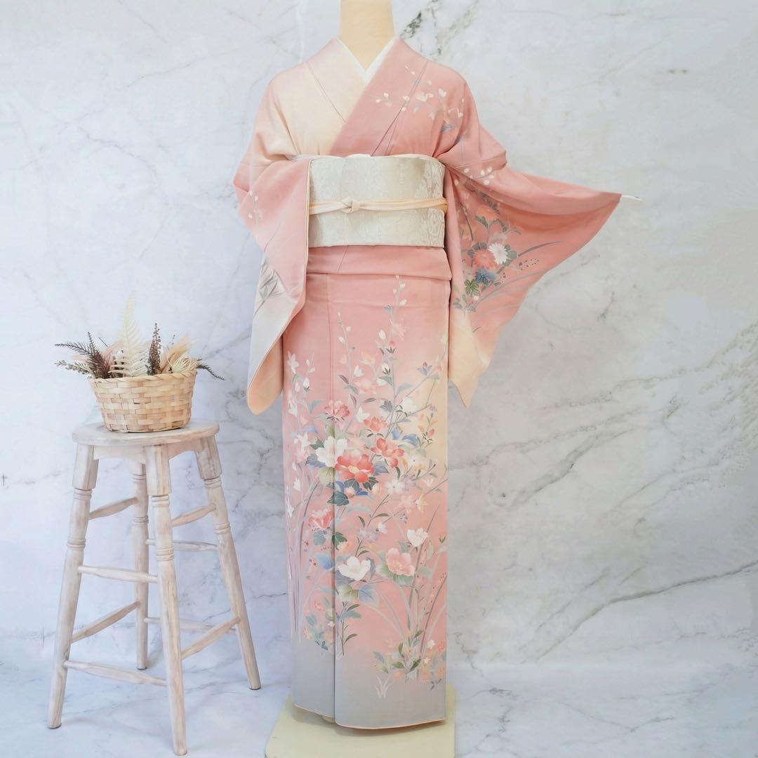 訪問着 単品　a515C 卒業式　入学式　お宮参り　七五三　やまと誂製