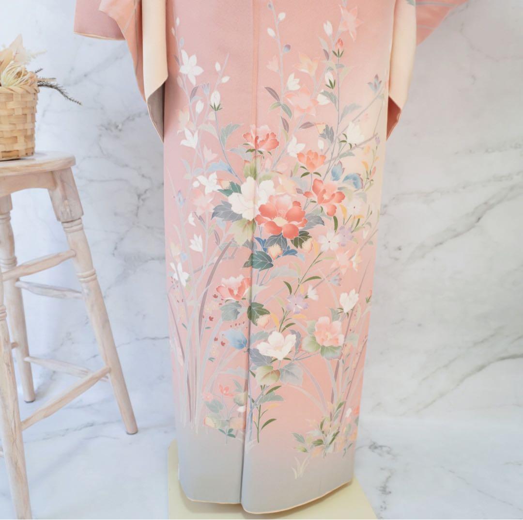 訪問着 単品　a515C 卒業式　入学式　お宮参り　七五三　やまと誂製