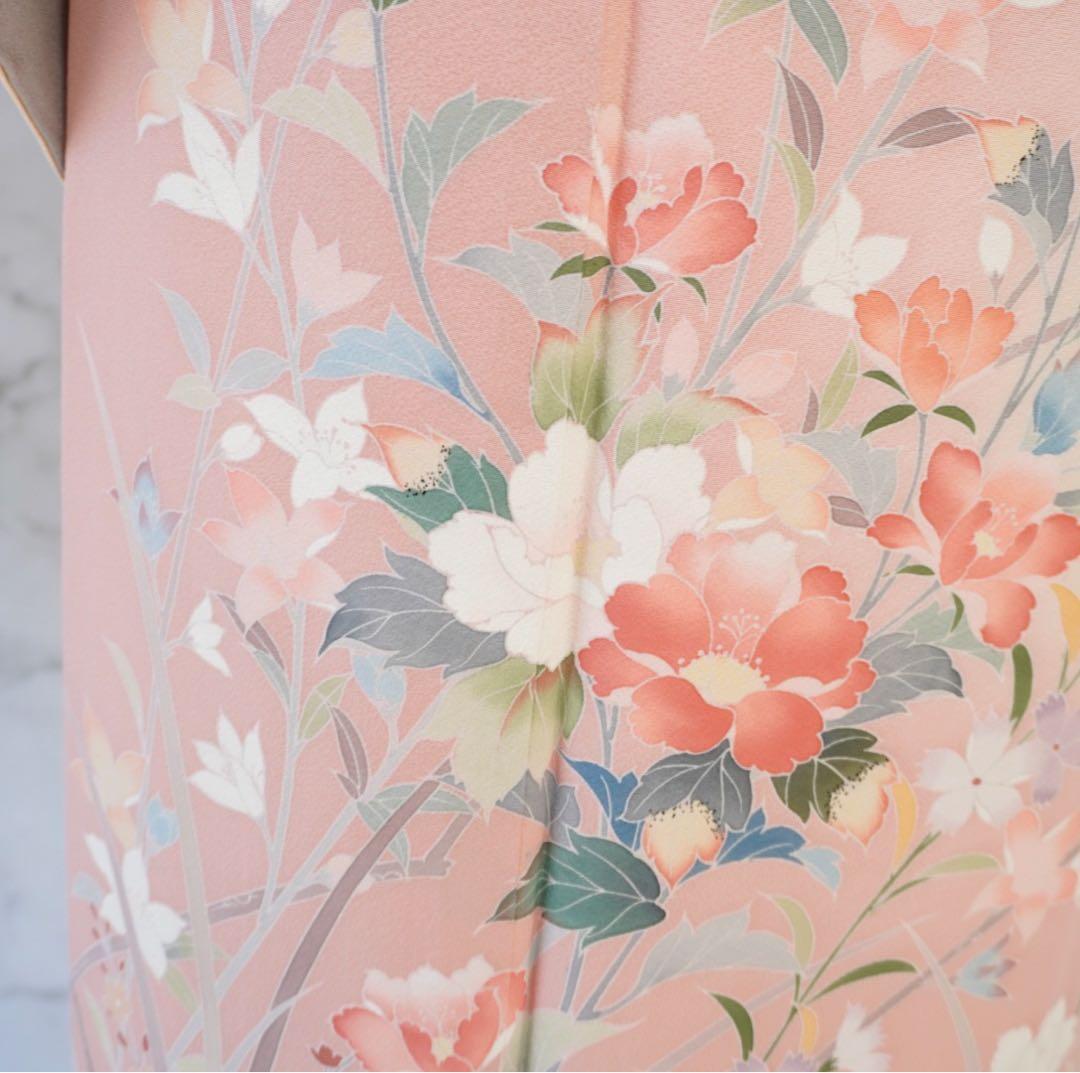 訪問着 単品　a515C 卒業式　入学式　お宮参り　七五三　やまと誂製