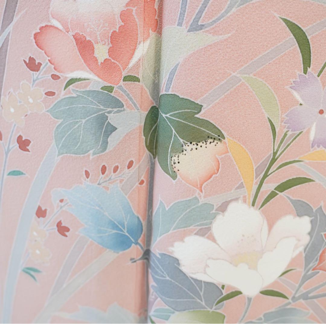 訪問着 単品　a515C 卒業式　入学式　お宮参り　七五三　やまと誂製