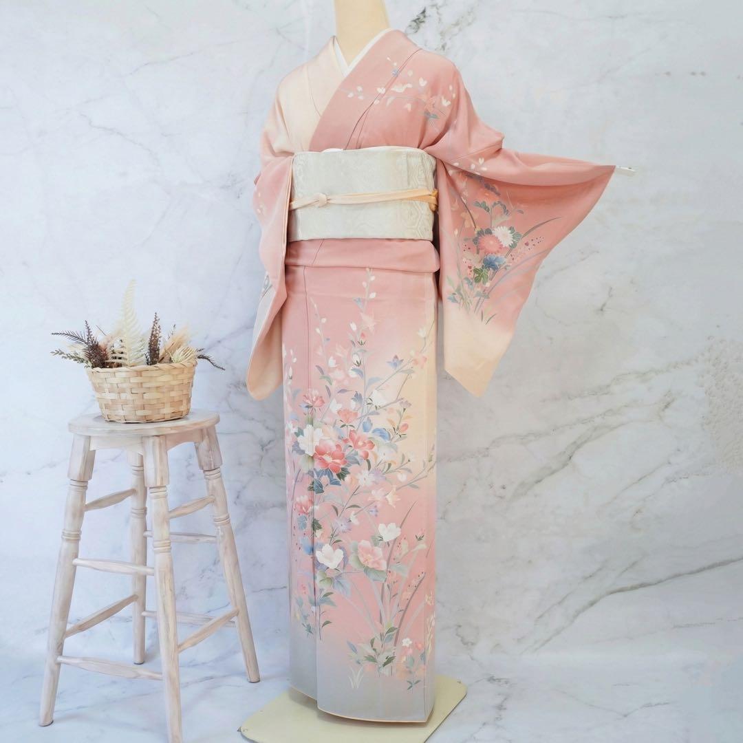 訪問着 単品　a515C 卒業式　入学式　お宮参り　七五三　やまと誂製