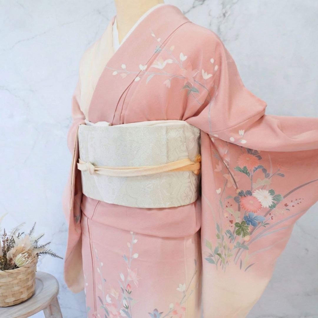 訪問着 単品　a515C 卒業式　入学式　お宮参り　七五三　やまと誂製