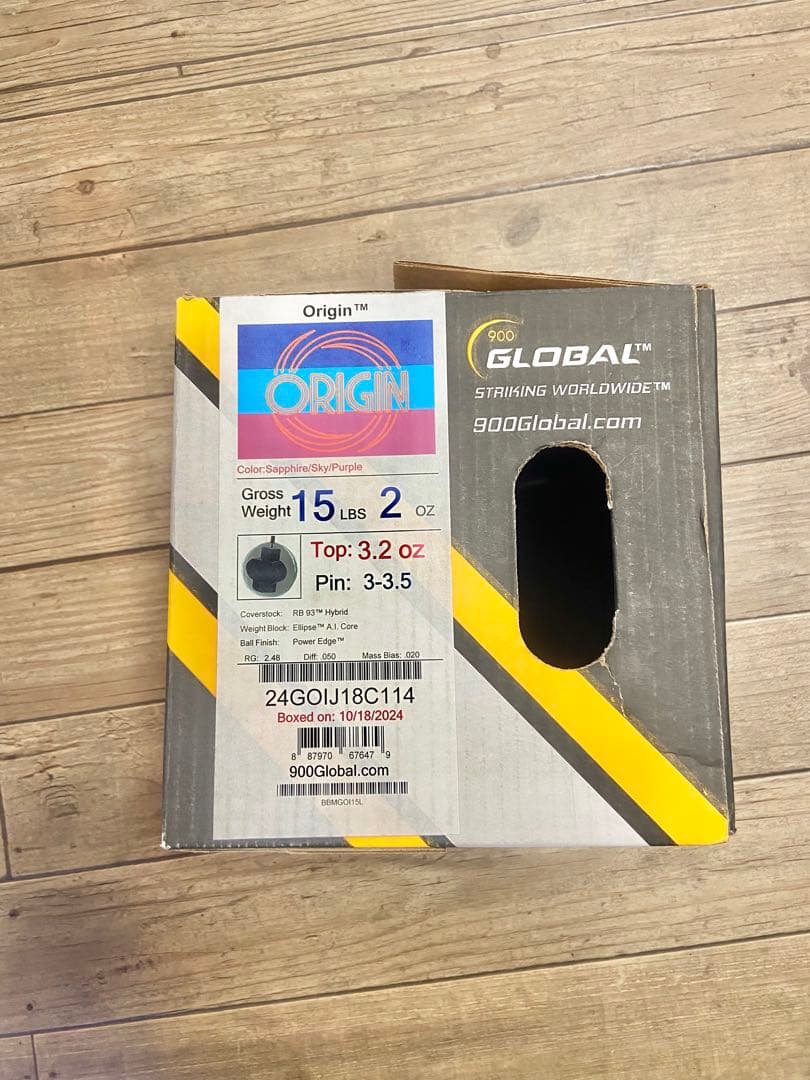 【新品】900 GLOBAL ORIGIN （オリジン）ボウリングボール