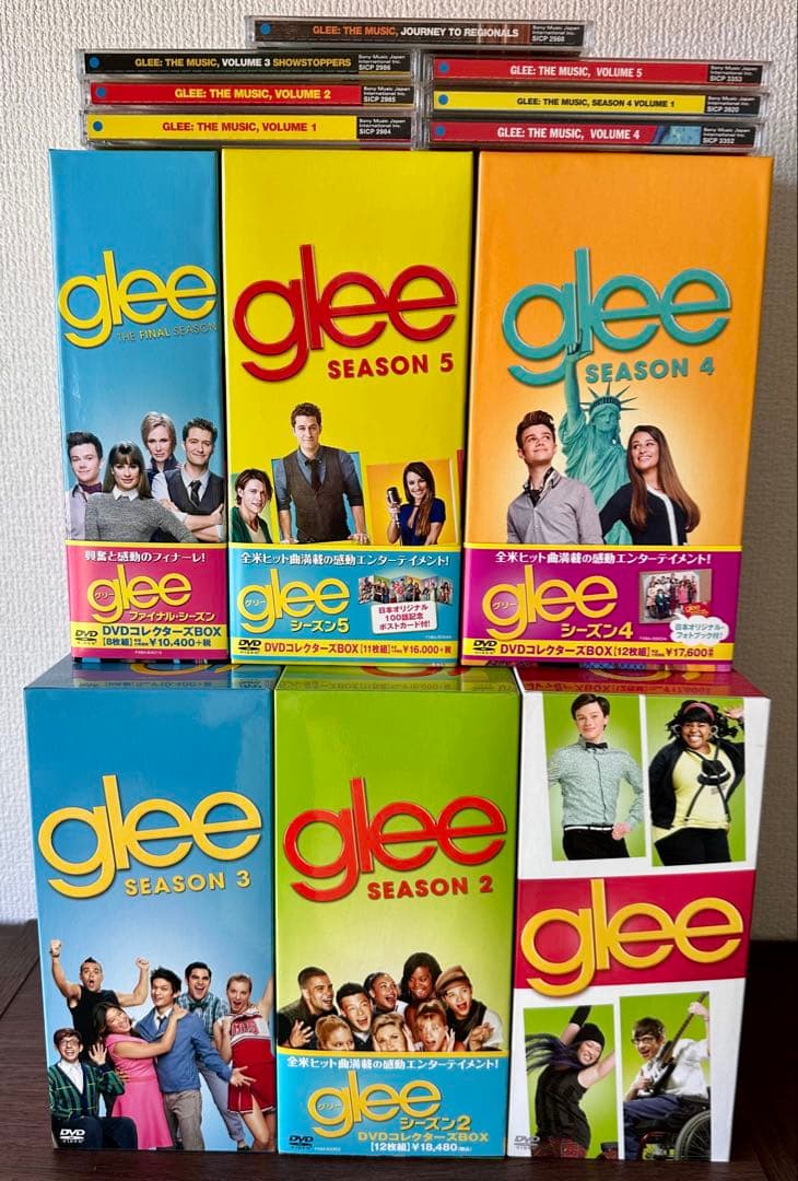 【美品】Glee グリー DVD全6シーズン＋CD7枚セット まとめ売り