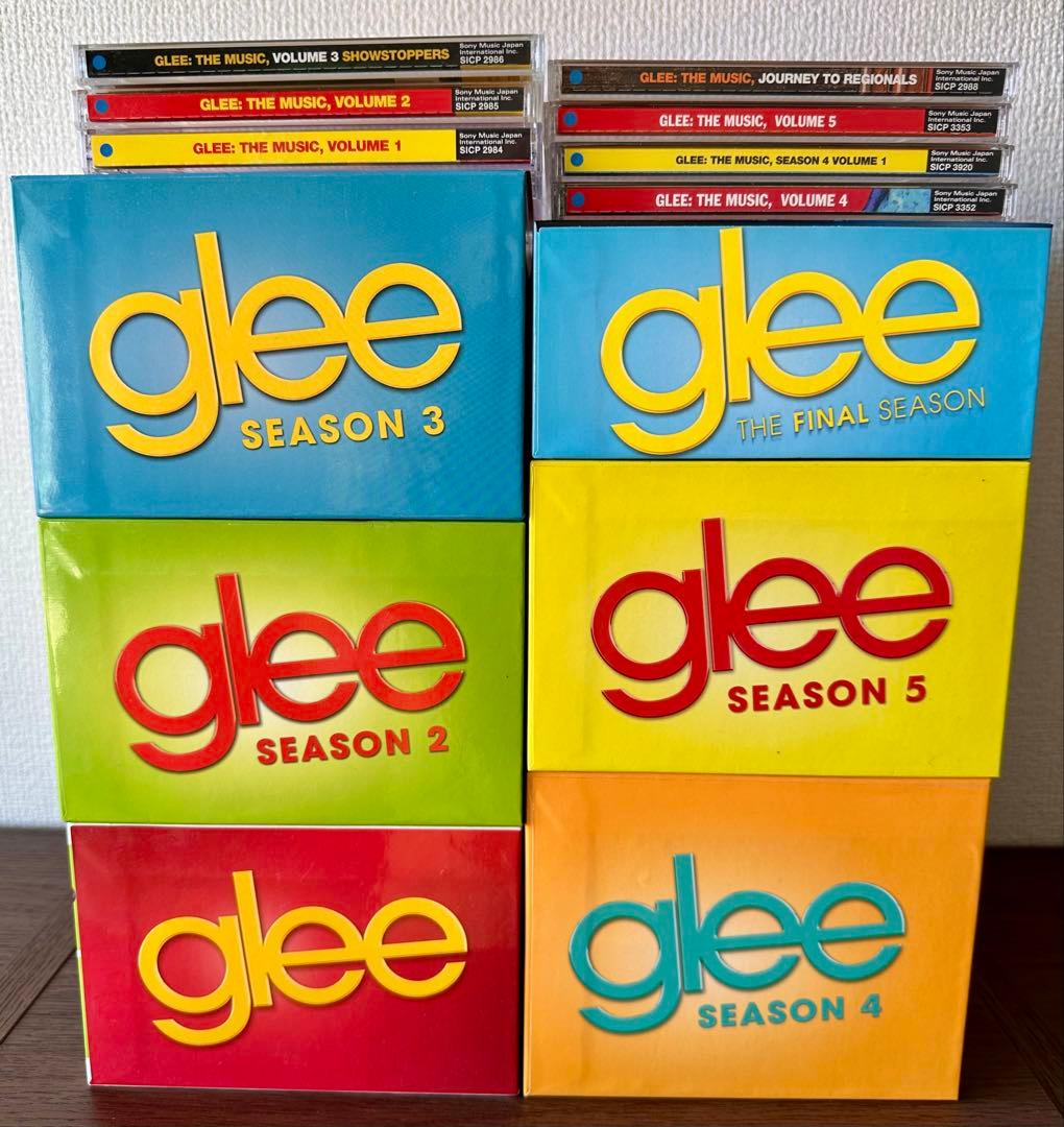 【美品】Glee グリー DVD全6シーズン＋CD7枚セット まとめ売り