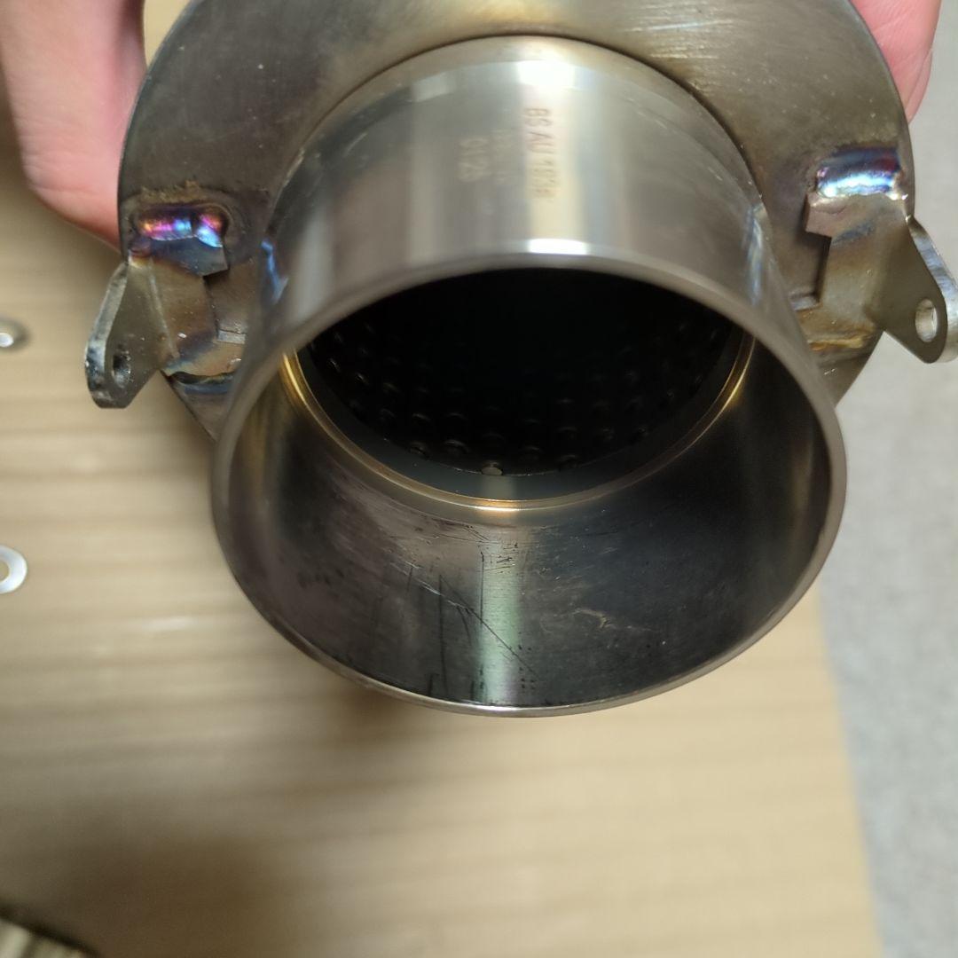 SV650 SCORPION セルケトテーパー スリップオンマフラー