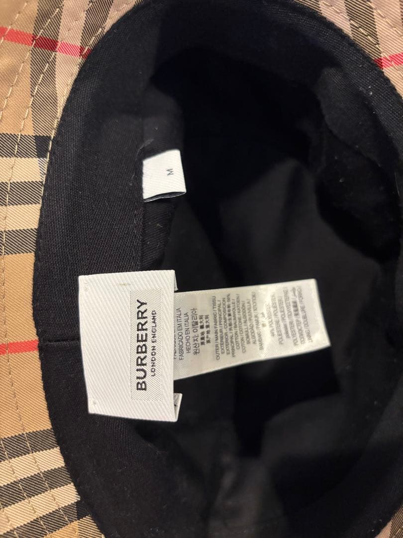 BURBERRY バケットハット Mサイズ