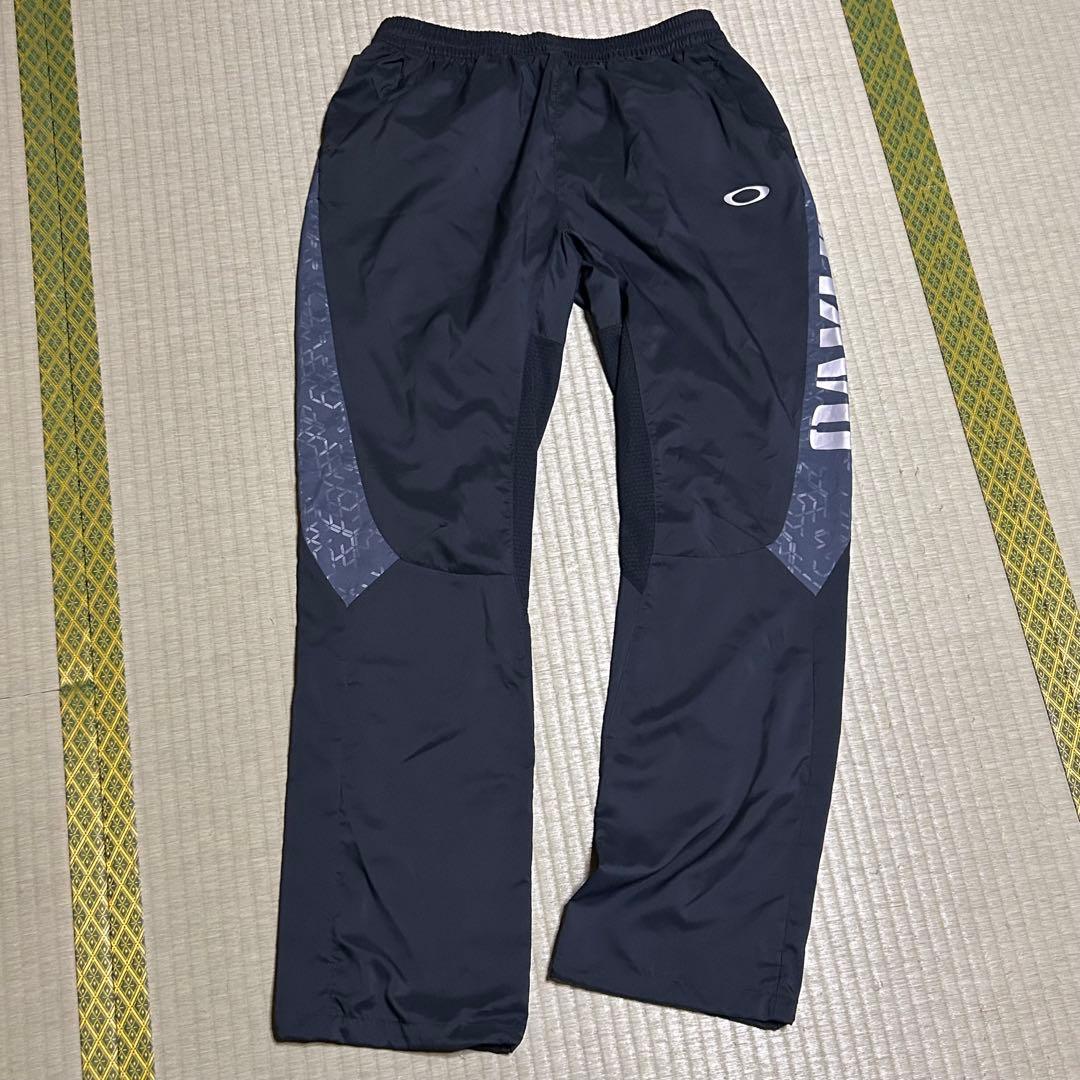 OAKLEY オークリー　ナイロン　ジャージ　上下　セットアップ　ダークグレー