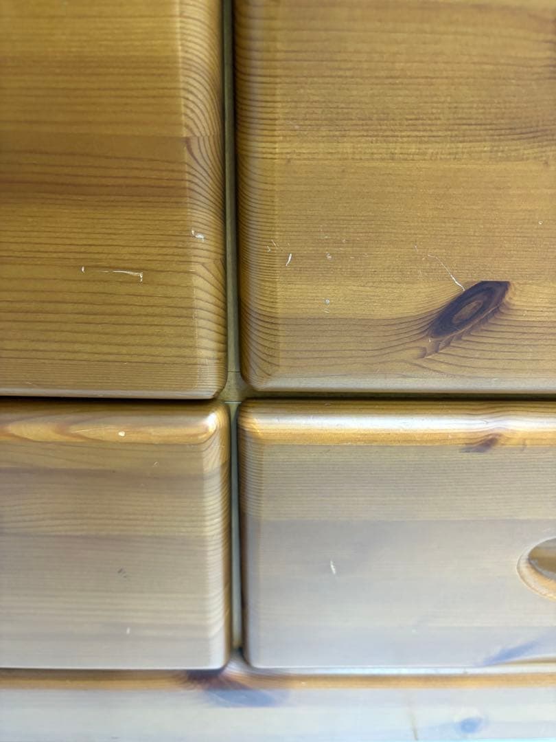 カントリー　チェスト　パイン材　無垢材　ビンテージ　リビングチェスト