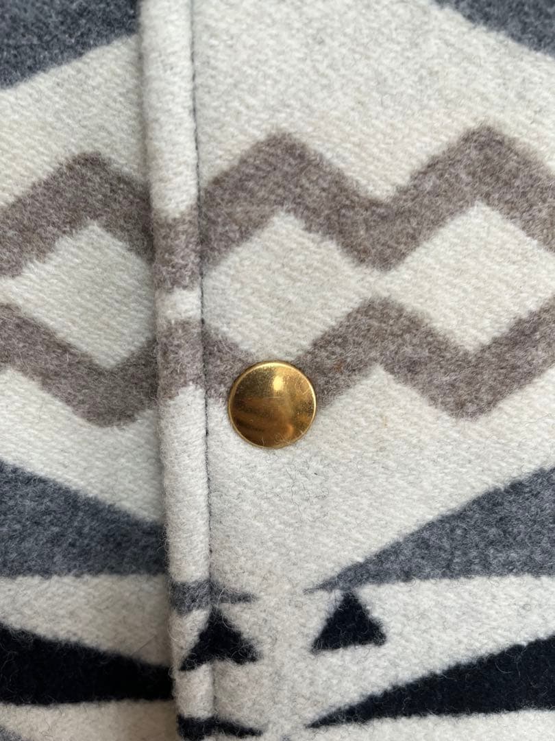 ペンドルトン pendleton レザー袖ネイティブ柄スタジャン