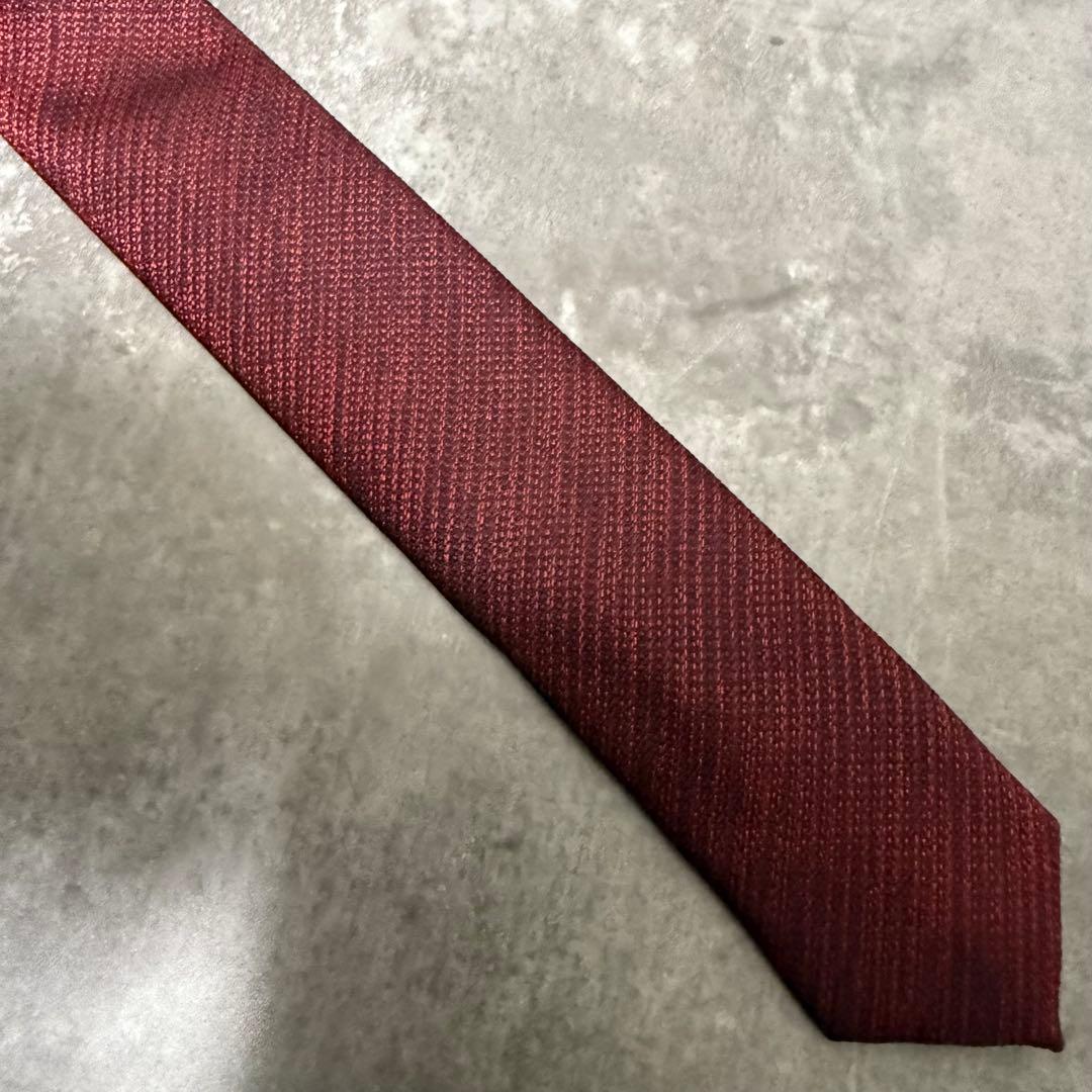 【✨極美品✨】 FENDI フェンディ ネクタイ ソリッド 無地 シルク 希少