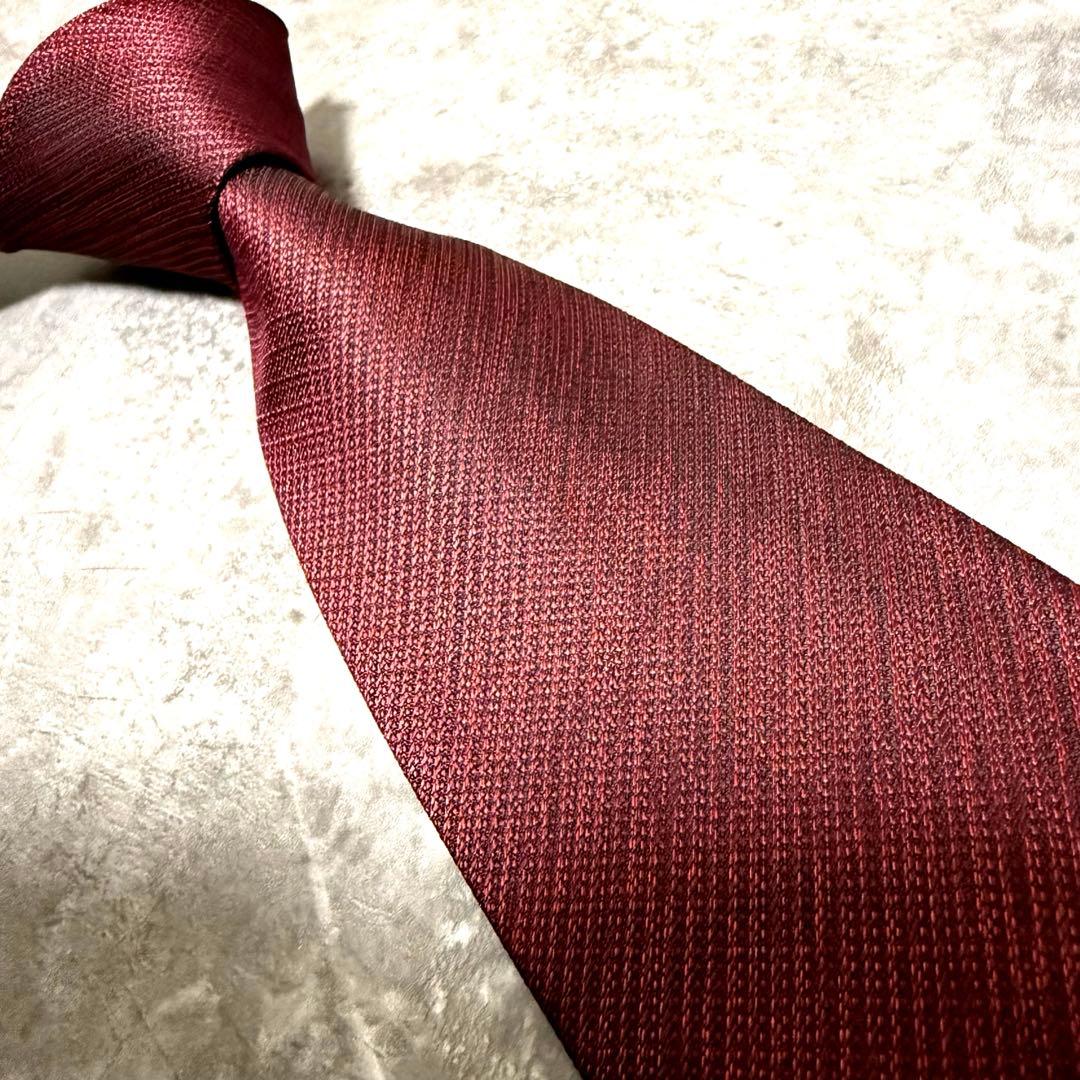 【✨極美品✨】 FENDI フェンディ ネクタイ ソリッド 無地 シルク 希少