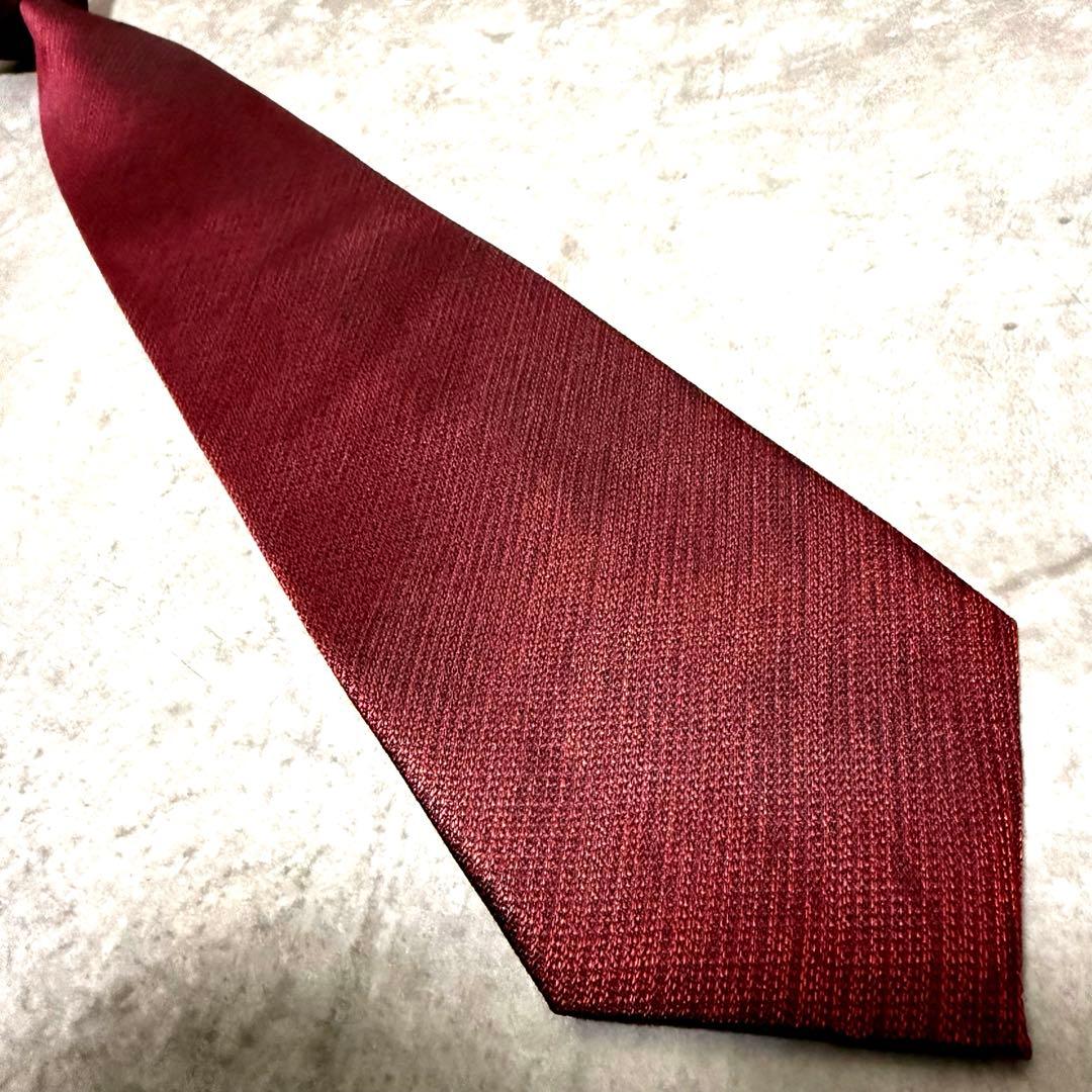 【✨極美品✨】 FENDI フェンディ ネクタイ ソリッド 無地 シルク 希少